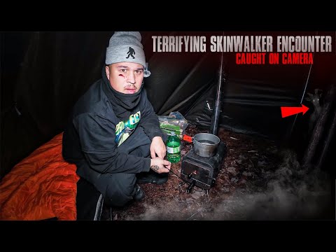 (SKINWALKER TRIED TO LURE ME!) The NIGHT I NEARLY DIED HOT TENT CAMPING In HAUNTED APPALACHIANS