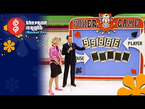 Colorful Contestant Tries to Beat the House Playing Now-Retired POKER GAME - The Price Is Right 1984