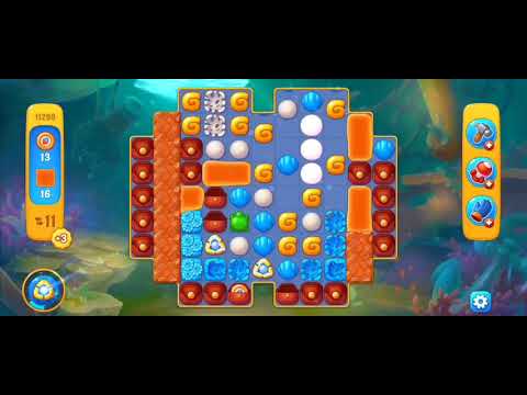 Fishdom Easy Level 11298 (with full seashell) @choraelmin