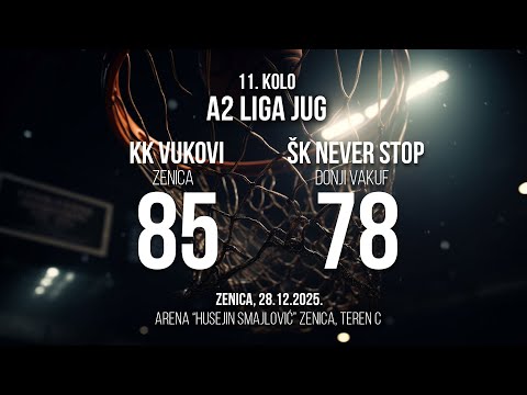 KK Vukovi 85 : 78 ŠK Never Stop - 11. kolo A2 liga Jug