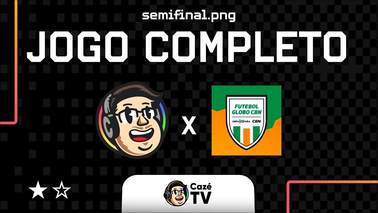 JOGO COMPLETO: CAZÉTV X FUTEBOL GLOBO CBN | COPA ACERJ 2026 | SEMIFINAL
