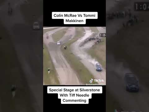 Tommi Makkinen Vs Colin McRae at silverstone