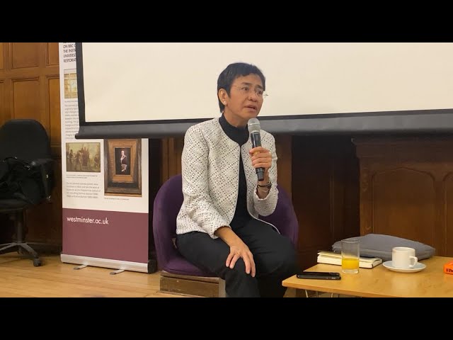 ‘Journalism became activism’ in battle for facts, says Maria Ressa