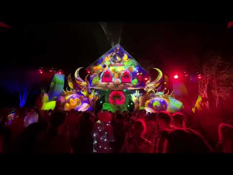 Projection mapping - Rabbits eat lettuce festival 2024