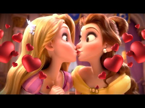 The Princesses Go Wild! Can’t Stop Kissing! 😘 (Parody)