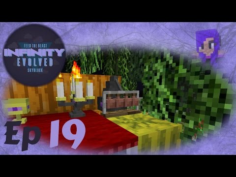 Modded Minecraft: FTB Infinity Evolved Skyblock, Finally a distillery (Ep19)