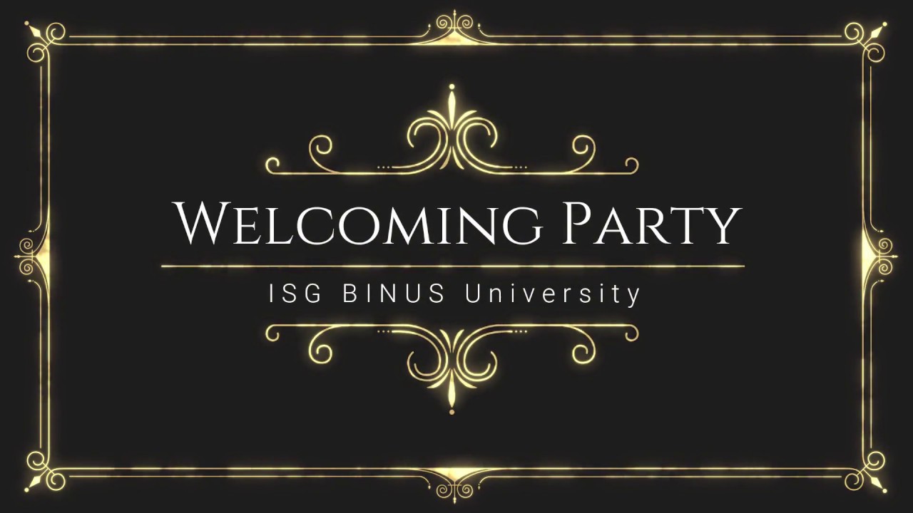 Welcoming Party ISG BINUS University