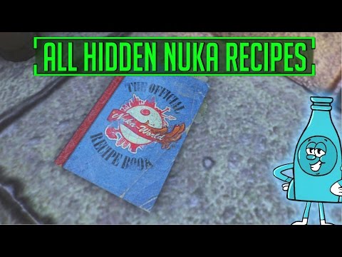 Fallout 4 - ALL 14 Nuka Recipies Location Guide!