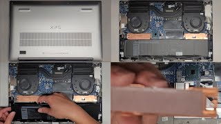 DELL XPS 17 9700 Disassembly RAM SSD Hard Drive Upgrade Battery Replacement Repair Quick Look Inside