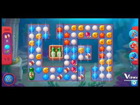 Fishdom. 9315 hard level no boosters and diamonds. 23 moves