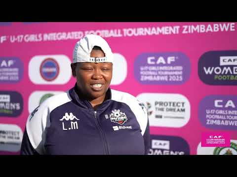 Refliwe FC post match with coach Lindiwe Malaza | CAF U17 GIFT Zimbabwe 2025.