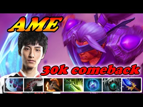 Ame Antimage super hard 30k epic comeback vs Sven raid boss | Immortal Best Ranked Gameplay