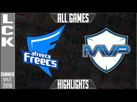 AFS vs MVP Highlights ALL GAMES | LCK Summer 2018 Week 6 Day 2 | Afreeca Freecs vs MVP