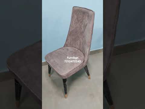 Black wooden dining chair