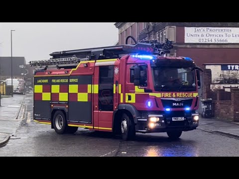 **TWO TONES** Blackburn Rosenbauer AT Stinger Turnout - Lancashire Fire & Rescue Service