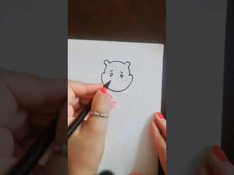 how to make easy drawing #pooh #piglet #shorts