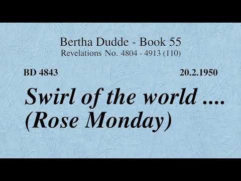 BD 4843 - WHIRLPOOLS OF THE WORLD .... (ROSE MONDAY)