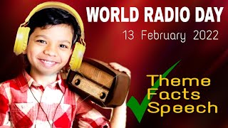 World Radio Day 2022 | Theme | Speech | 10 Lines In English | Radio Day 2022