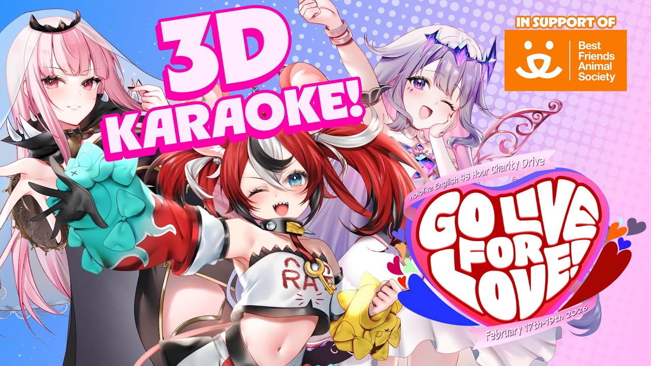【3D Karaoke】Singing For a Cause!!!!!! #calliolive #GOLIVEforLOVE