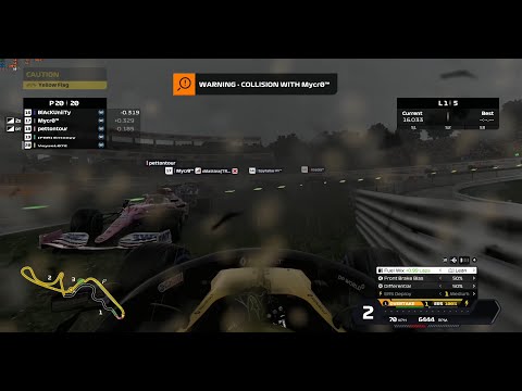 F1 Dirty Driver and Overtakes #4 INCREDIBLE CRASHES, CRAZY RACES -F1 2020 game