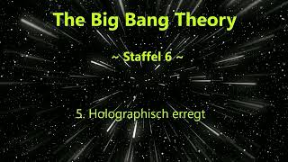 The Big Bang Theory ~Staffel 6~ F 5 - 8 ,tonspur ,einschlafen