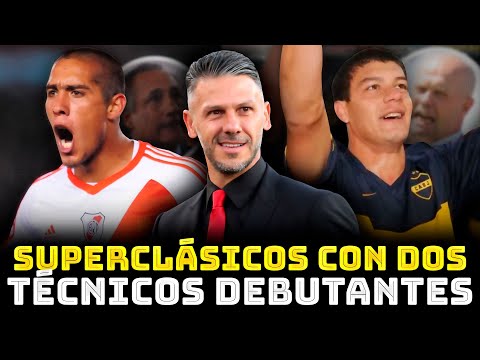 ¿Cómo fueron los SUPERCLÁSICOS con DOBLE DEBUT de TÉCNICOS? (s. XXI)