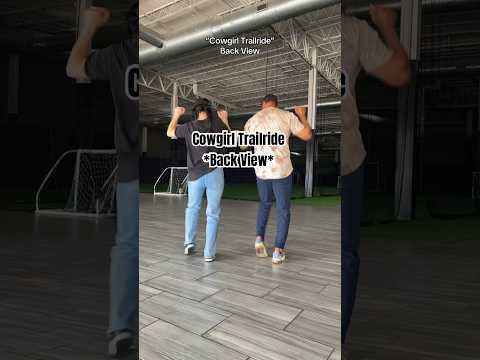 Cowgirl Trailride Line Dance *Back View* Song by S Dott ft Tonio Armani 🔥 #linedance #trailride
