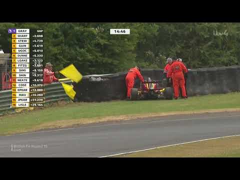 2022 F4 British Championship - Round 5 Croft red flag (no replay)
