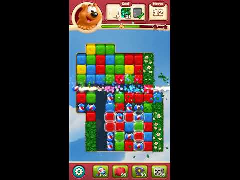 Toon Blast Level 7502 - NO BOOSTERS 🐻🐺🐱 | SKILLGAMING ✔️