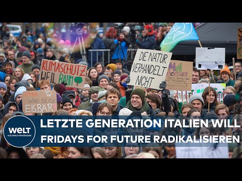 KLIMAPROTEST ITALIEN: "Ultima Generazione" versucht Fridays-for-Future-Aktivisten zu radikalisieren