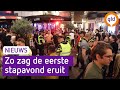 Drukte op de Arnhemse Korenmarkt tijdens eerste stapavond