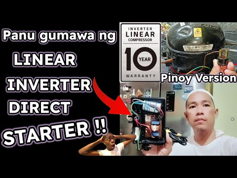 Panu gumawa ng LINEAR INVERTER DIRECT STARTER !!