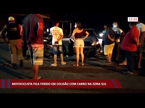 Homem fica ferido em colisão com carro na zona sul de Teresina 25 03 2021
