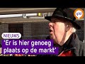 De markt in Wageningen staat halfvol: 'Dit is ontzettend sneu'