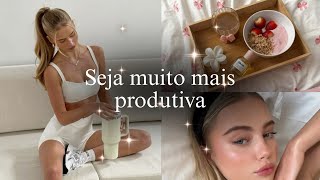 How to increase your productivity💪 that girl • routine • productivity