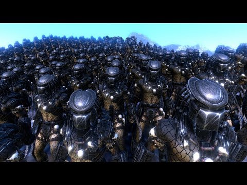 10,000 Predators VS 10,000 Predators | Yautja Clan Battle | Ultimate Epic Battle Simulator