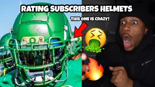 Rating My Subscribers Football Helmets!🔥🏈*Who Has The Best Looking Helmet?*
