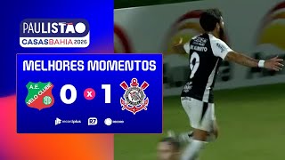 VELO CLUBE 0 X 1 CORINTHIANS | MELHORES MOMENTOS DA 5ª RODADA DO PAULISTÃO
