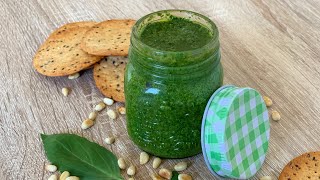 פודיק: ממרח פסטו ביתי טעים 🍃 פסטו בזיליקום - Pesto Spread Recipe - מתכון קל וטעים - Foodik