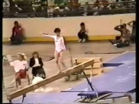 Hope Spivey - 1988 USA vs USSR - Balance Beam