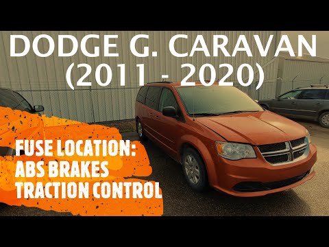 Dodge Grand Caravan - ABS BRAKES & TRACTION CONTROL FUSE LOCATION (2011 - 2020)