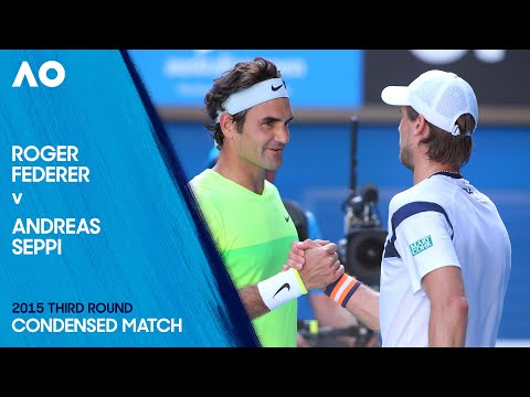 Roger Federer v Andreas Seppi Condensed Match | Australian open 2015 Third Round