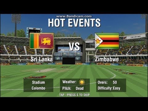 Sri Lanka vs Zimbabwe 5th ODi Match Full Highlights 2017 - WCC2 Gameplay
