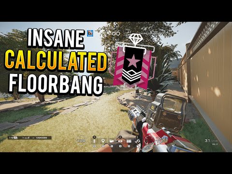 INSANE Calculated Floorbang! - Rainbow Six Siege