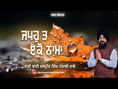 Shabad Kirtan - Japo Ta Eko Naama - Bhai Jaspreet Singh Mohali Wale - Guru Ke Kirtaniye