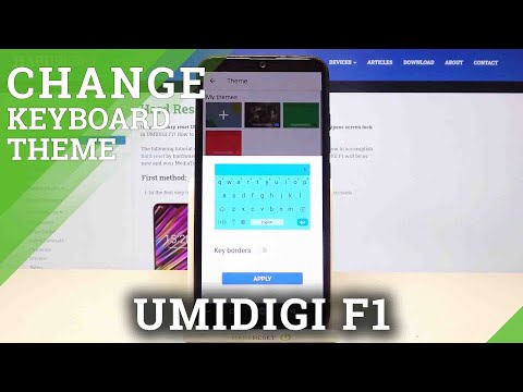 How to Change Keyboard Theme on UMIDIGI F1 – Keyboard Style