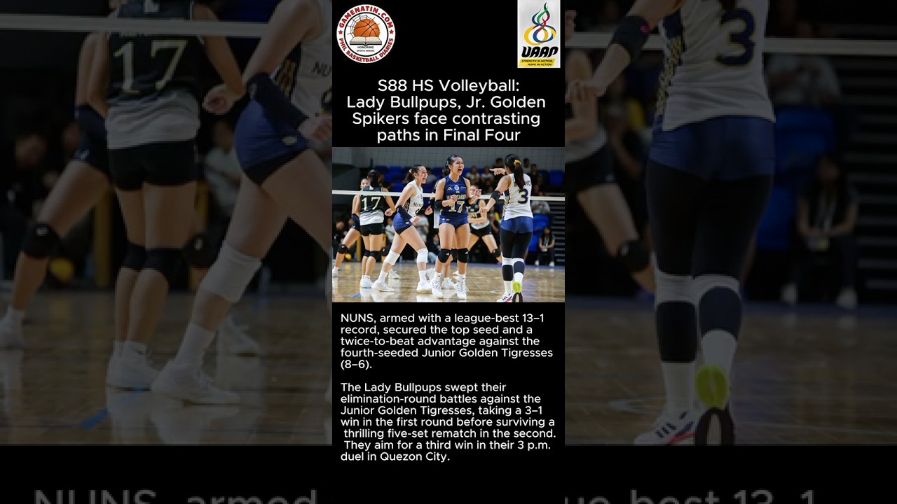 UAAP High School Volleyball:  Top-seeded NU clash with UST in girls' and boys' volleyball Final Four