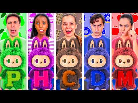 WE ONLY EAT FOOD WITH THE FIRST LETTER OF OUR LABUBU'S NAME FOR 24 HOURS!🍌