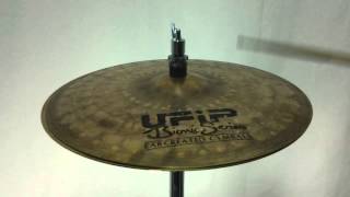 Video thumbnail for UFIP Bionic Hi Hat Cymbals 14" - 1180t, 1328b grams by Drum Center of Portsmouth