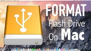 How To Format A Flash Drive/Usb/Pen Drive On Mac OS X!